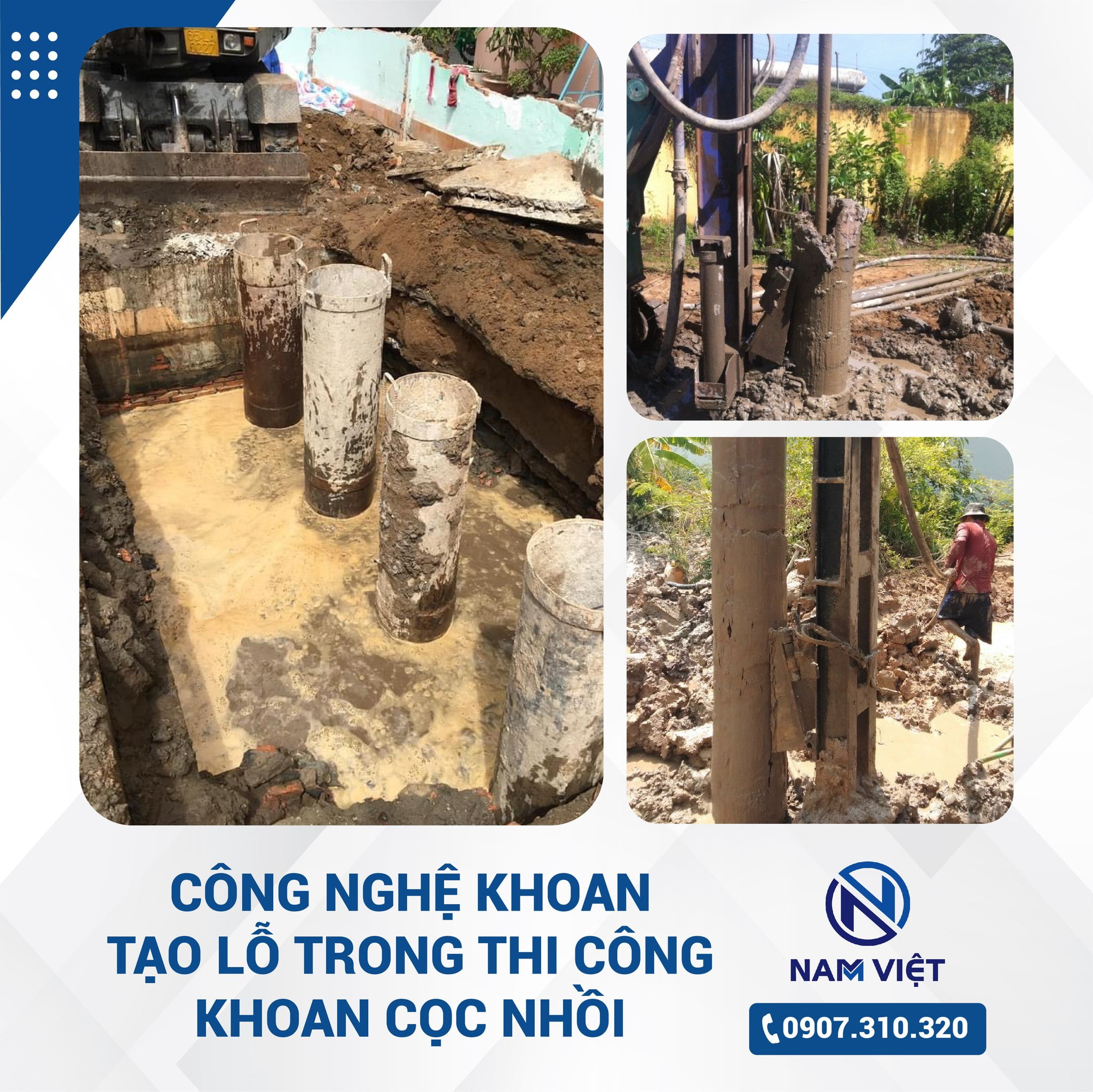 Công Nghệ Khoan Tạo Lỗ Thi Công Khoan Cọc Nhồi