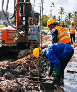 An toàn lao động khi thi công cọc khoan nhồi